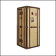 parchment wardrobe trunk 40s