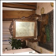 Specchiera Antica Psiche fine 800 con specchio originale basculante e 2 cassettini 