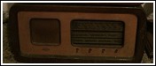 Radio antica in legno 