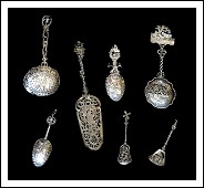 Interessante collezione di reperti in argento 925/ In vendita anche singolarmente su richiesta.