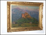 Grande dipinto, ad olio su tavola, di L. Pasini - 1925
