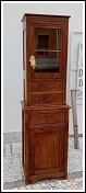 Libreria, vetrina ad un anta. 57,5x40px195h