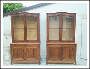 Antica coppia di librerie Modenesi. 135lx60px231h
