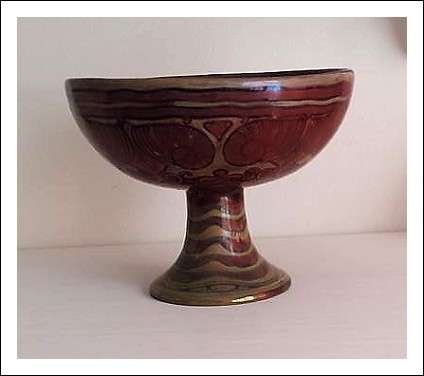 Alzatina ceramica Galileo Chini