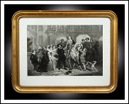 Stampa antica raffigurante Van Dick