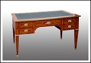 Scrivania antica in legni esotici pregiato 19secolo