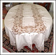 ’Pizzo ad ago’ tablecloth x 12