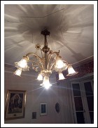 Lampadario in vetro di Murano, primi del 900