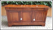 Credenza servante antica cappuccina a 3 ante Luigi Filippo