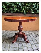Tavolino antico Luigi Filippo da salotto in mogano