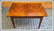 Tavolo antico allungabile dell’800 con vano porta allunghi