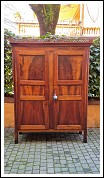 Armadio credenza antico Impero emiliano in noce