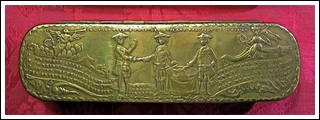 6/6  A German Brass Tobacco Box. ISERLOHN, JOHANN HEINRICH HAMER.