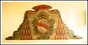 Schienale di panca con lo stemma del Cardinale GREGORIO BARBARIGO - (1625 / 1697)